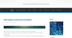 Desktop Screenshot of isn-marchal.com